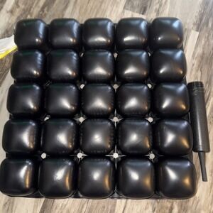 Roho Mosaic Wheelchair Seat Cushion 18X18 Inch Includes Pump Inflatable No Leaks